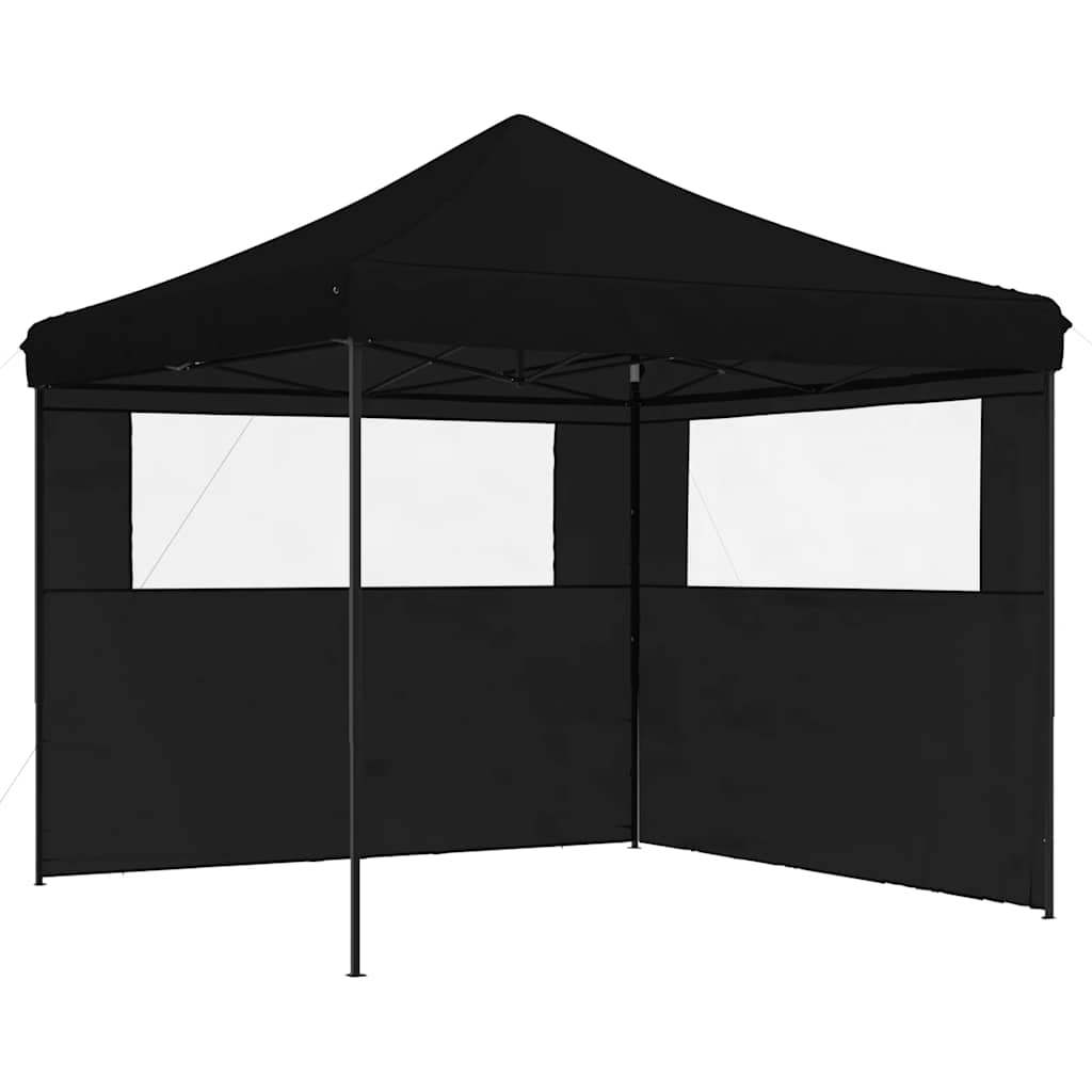 Partyzelt Faltbar Pop-Up Schwarz 292x292x315 cm