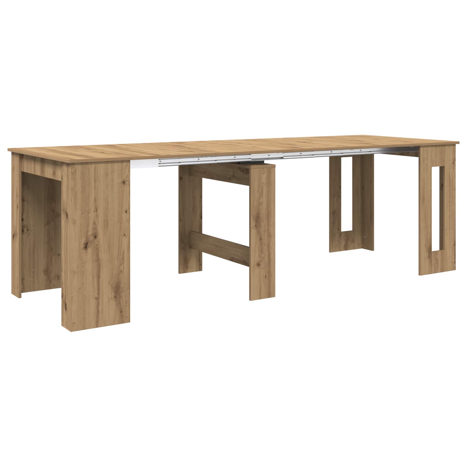 Esstisch 180 x 85 x 75 cm Holzwerkstoff Schwarze Eiche