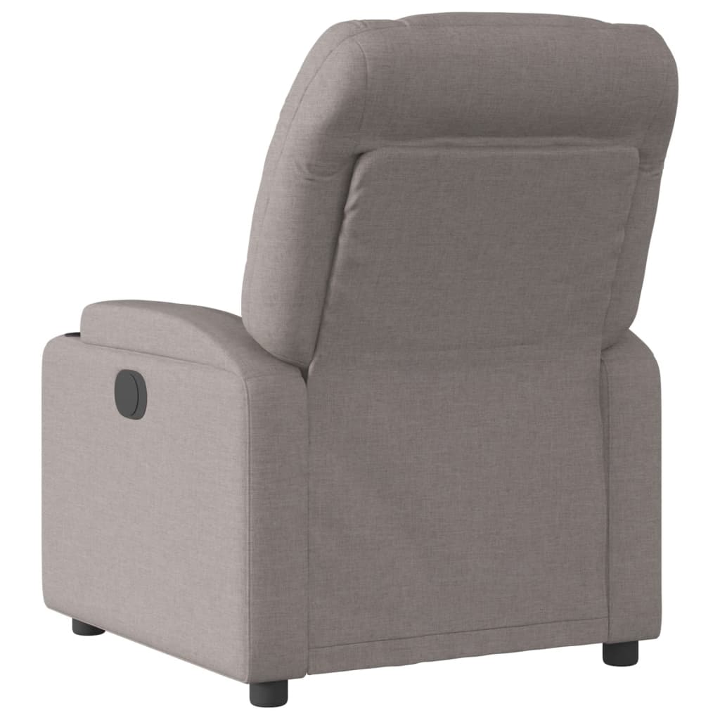 Relaxsessel Elektrisch Dunkelgrau Stoff