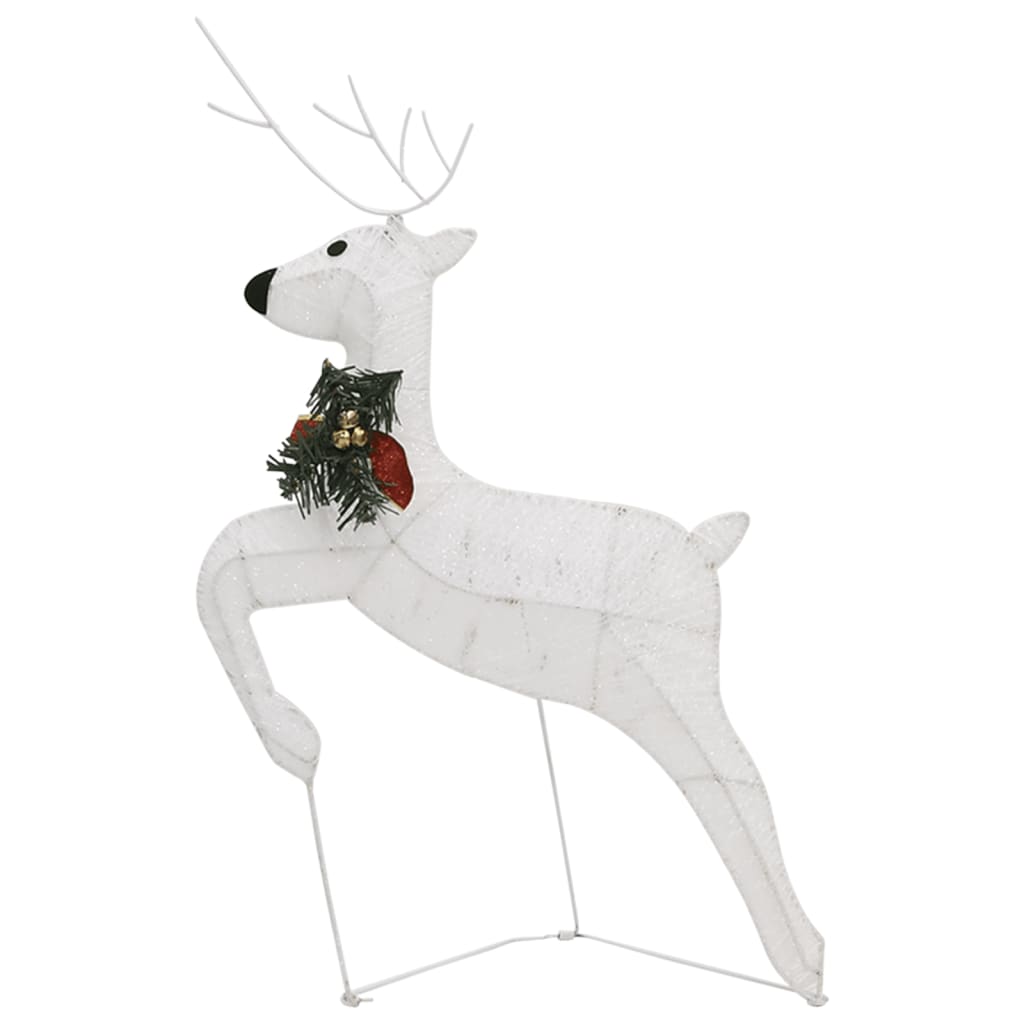 Weihnachtsdeko Rentier & Schlitten 60 LEDs Outdoor Golden