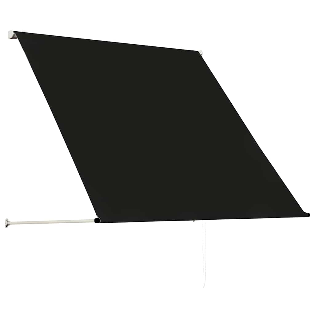 Einziehbare Markise 150×150 cm Blau und Weiß