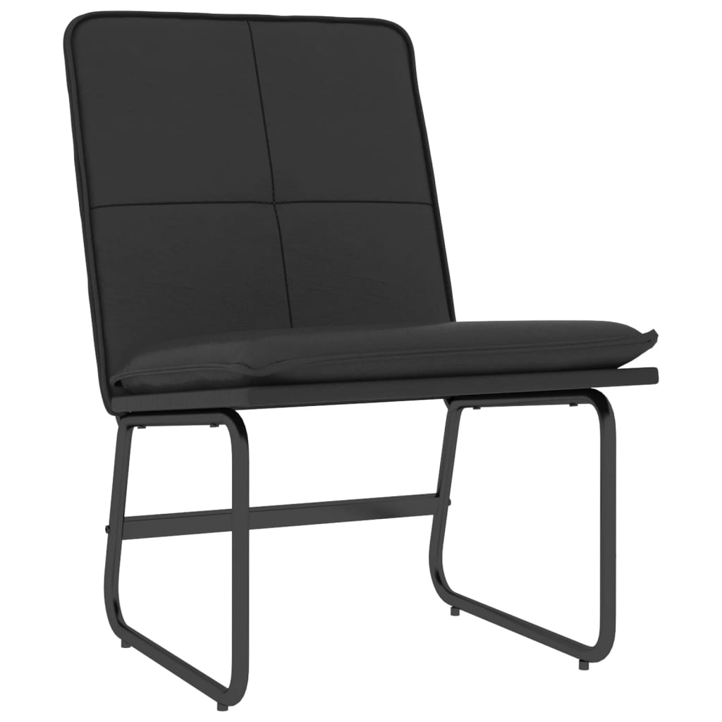 Loungesessel Creme 54x75x76 cm Kunstleder