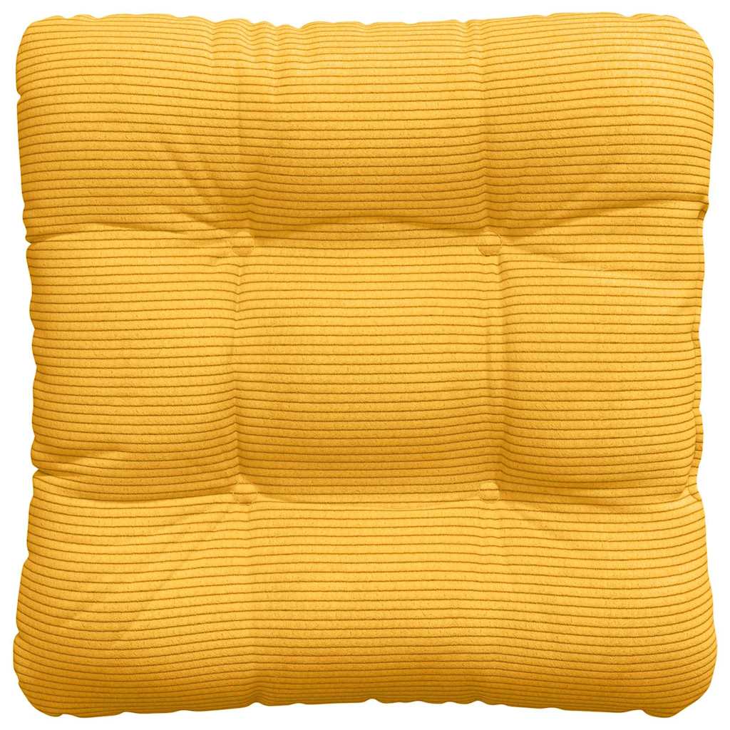 Sitzkissen 4 pcs Hellgrau 40 x 40 cm Cordstoff