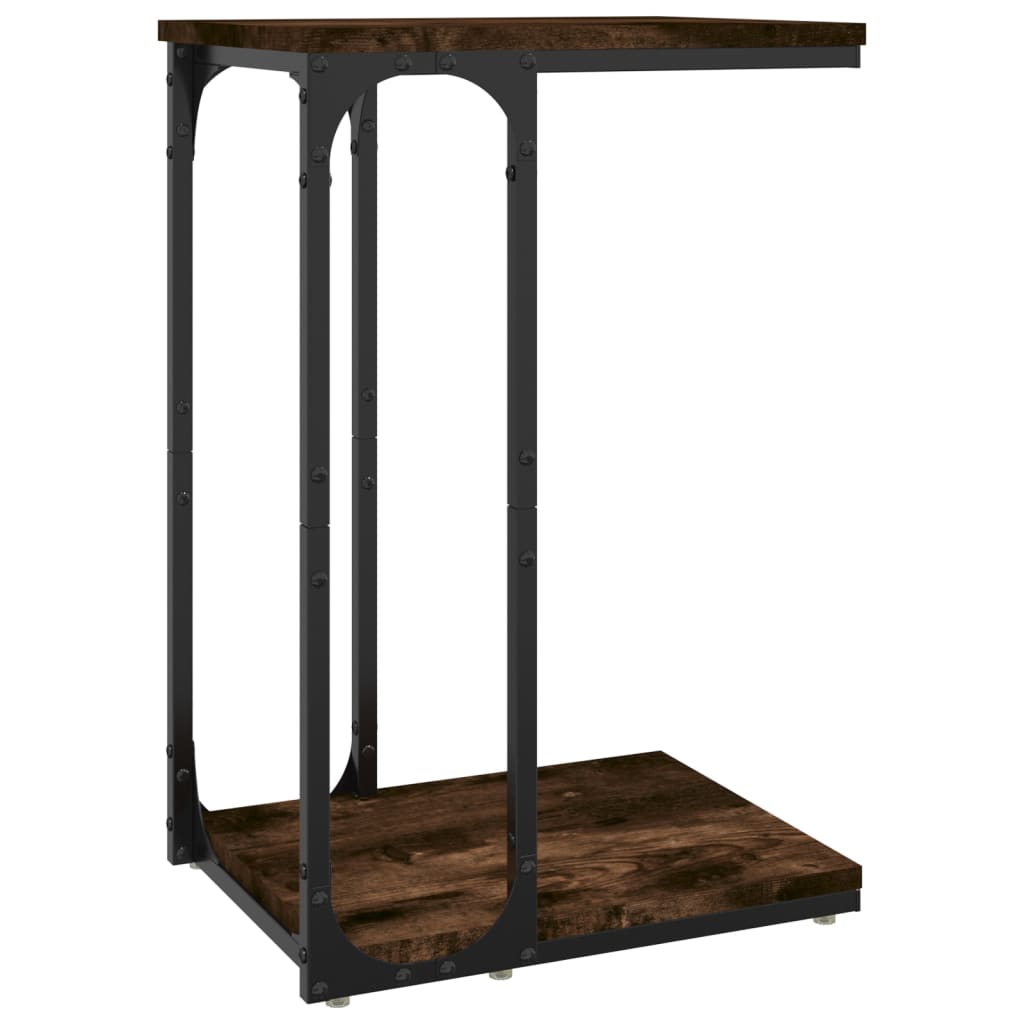 Beistelltisch Schwarz 50x35x52 cm Holzwerkstoff
