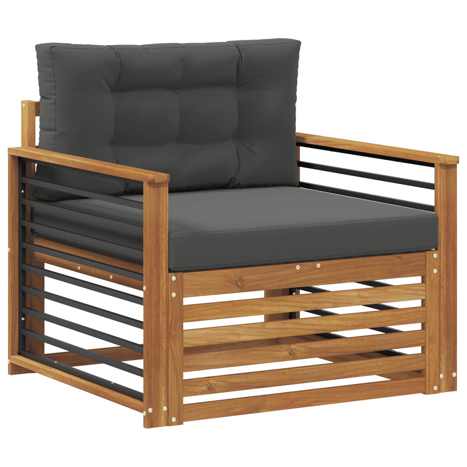 2 Stück Outdoor-Sofa Natur