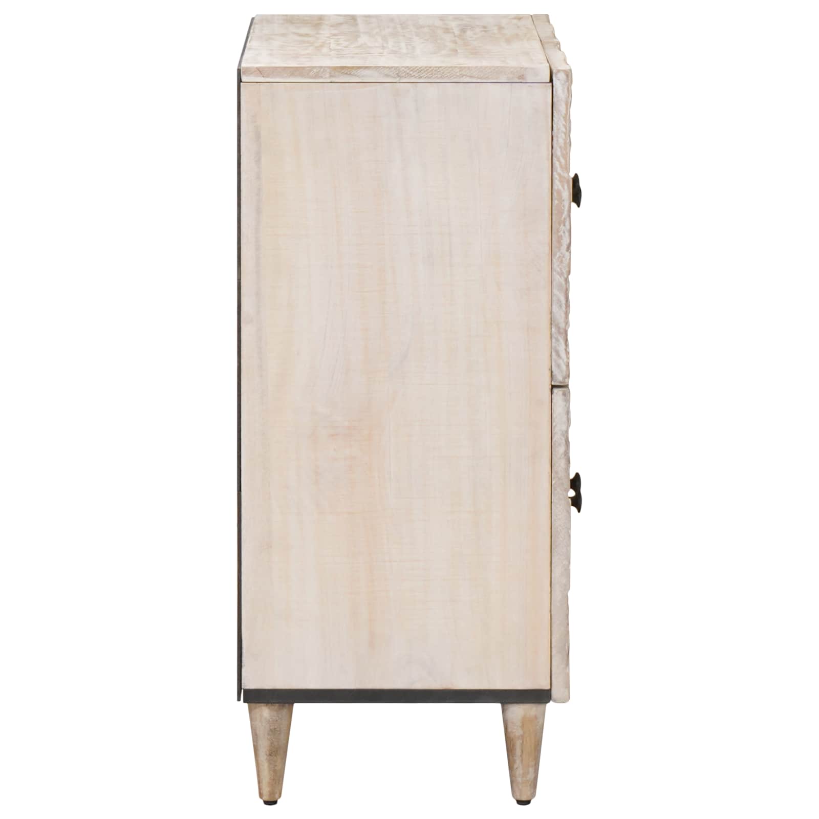 Sideboard mit Speicher Braun 60 x 33,5 x 75 cm Massivholz Mango