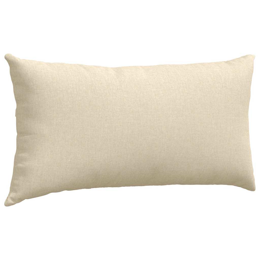Sofakissen 2 pcs Hellgrau 50 x 30 cm Stoff