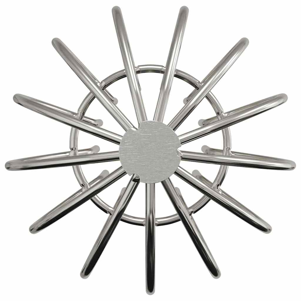 Dachrinnenblattschutz 2 pcs Silber 50 mm Edelstahl