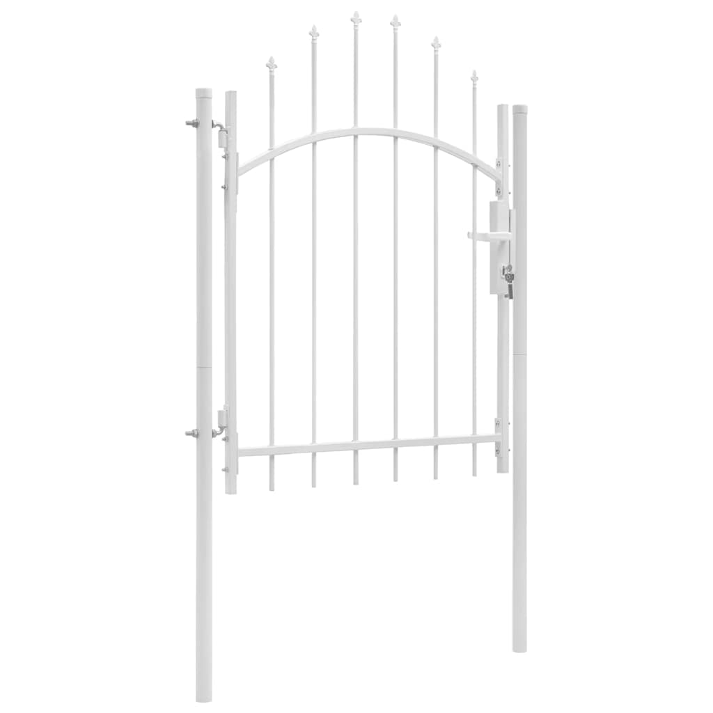 Gartentor Woerden Stahl 1x1 m Schwarz