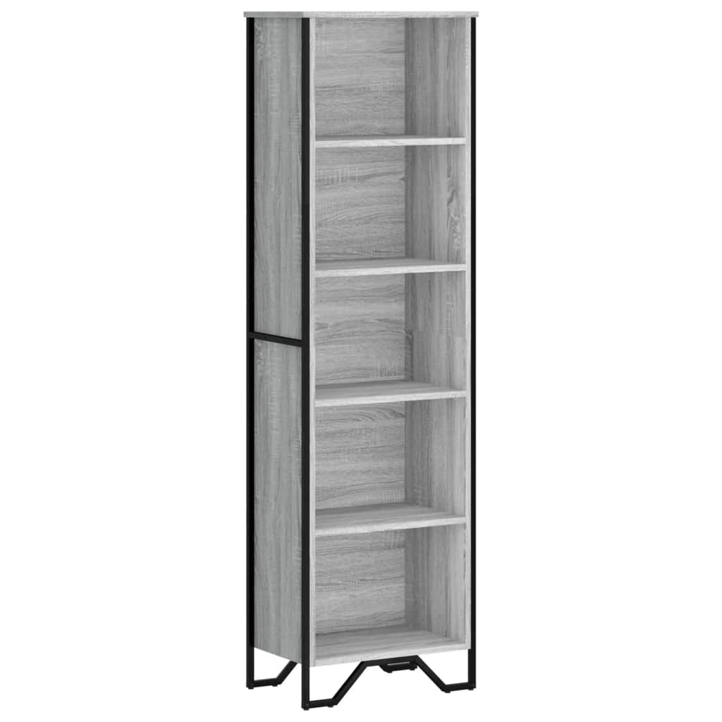 Bücherregal Schwarz 80x31x169 cm Holzwerkstoff