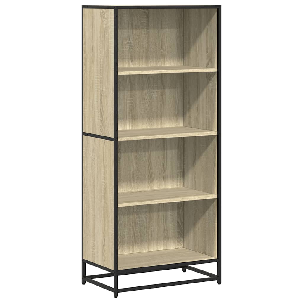 Bücherregal Schwarz 60x35x139 cm Holzwerkstoff