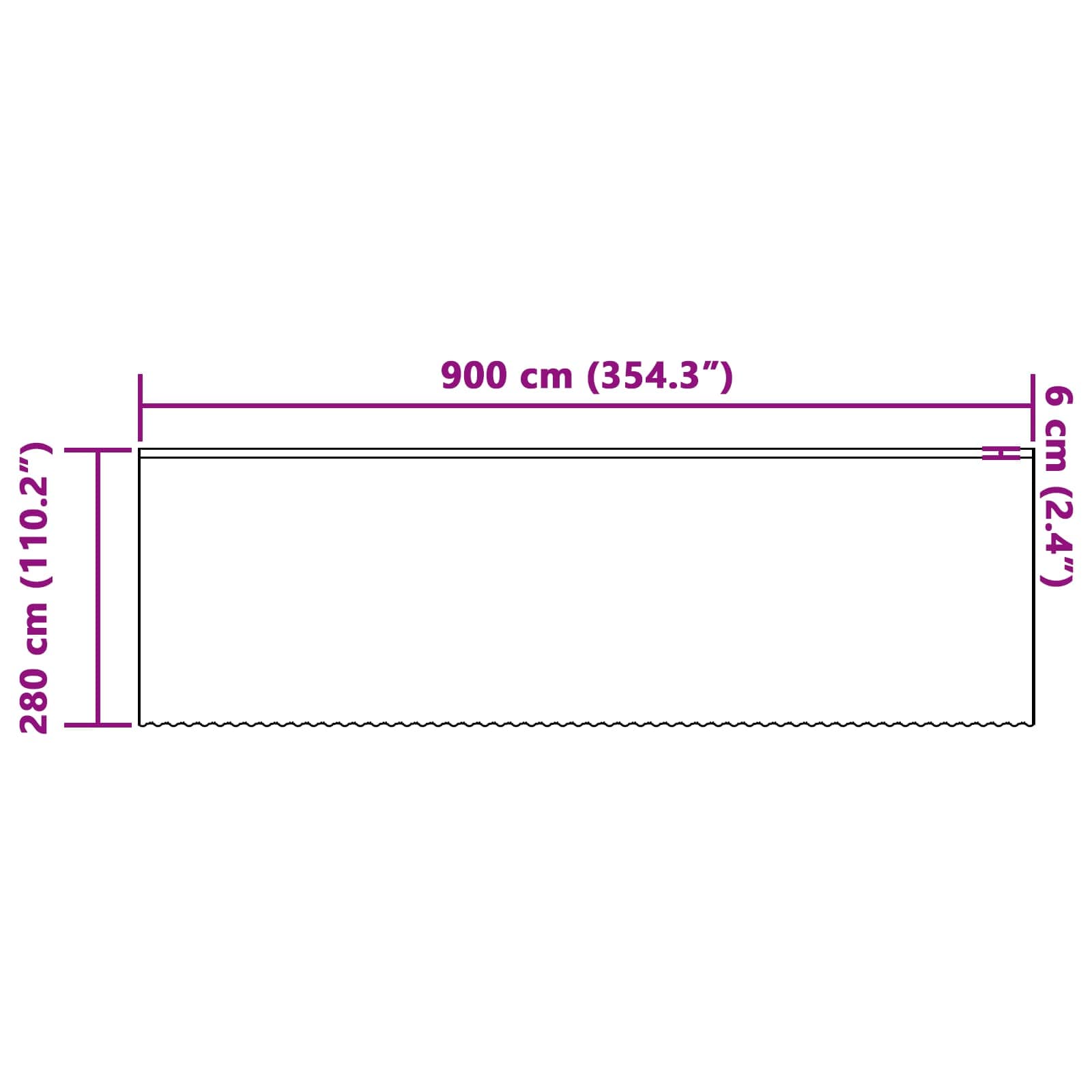Spitzenvorhang mit Vorhängen Floral Weiß 80 x 150 cm Polyester