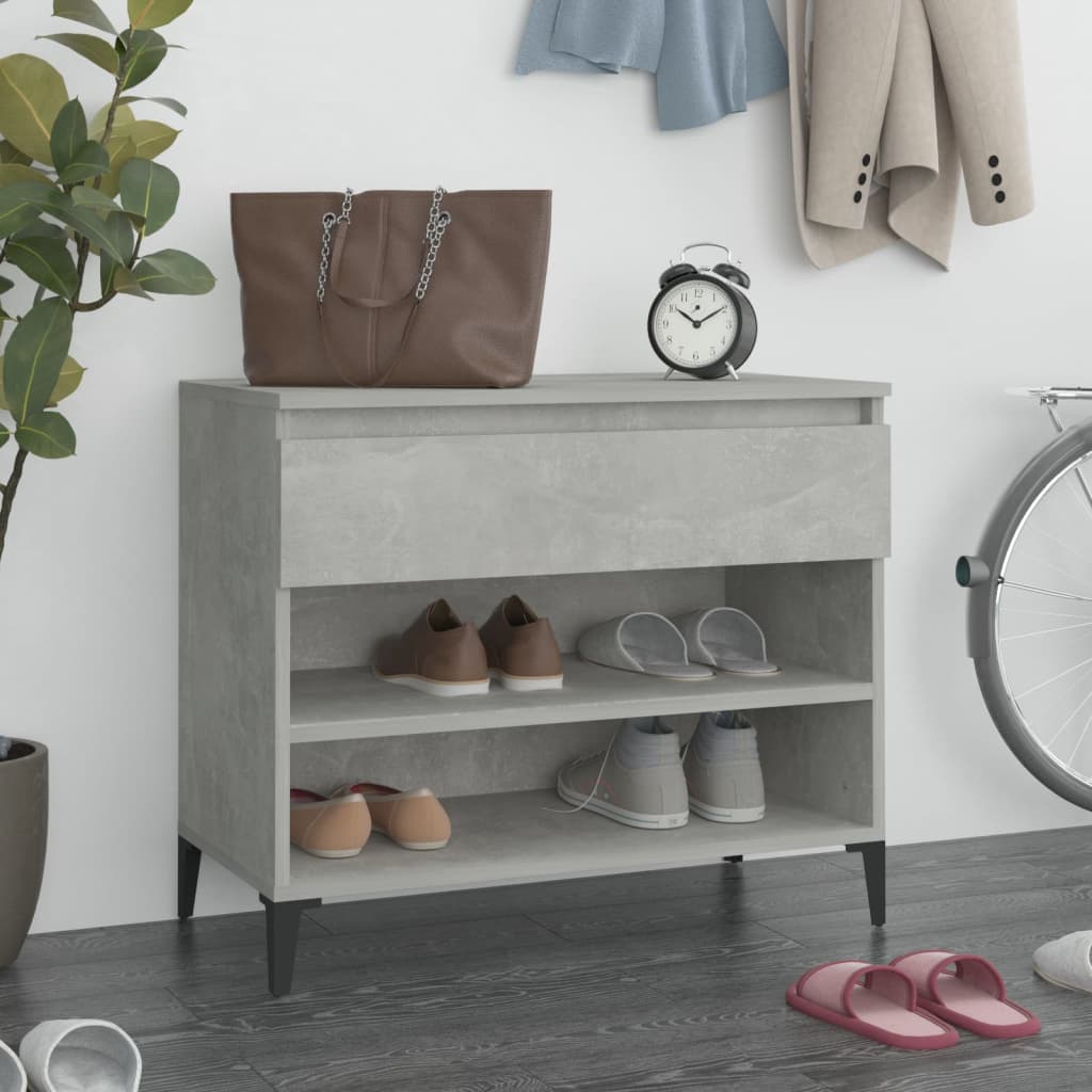 Schuhregal Weiß 70x36x60 cm Holzwerkstoff