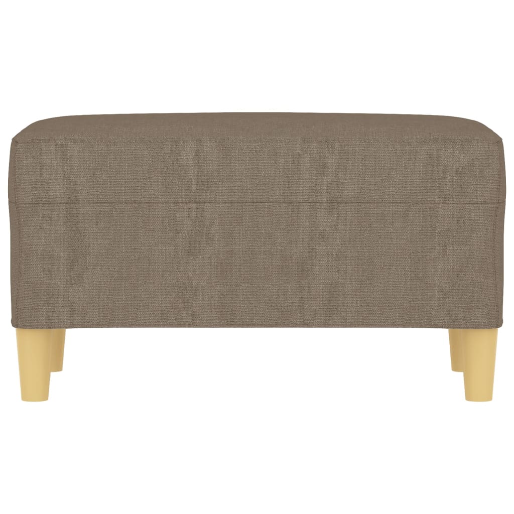 Sitzbank Hellgrau 70x35x41 cm Stoff