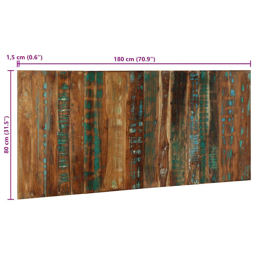 Kopfteil Mehrfarbig 160 cm Massivholz Altholz