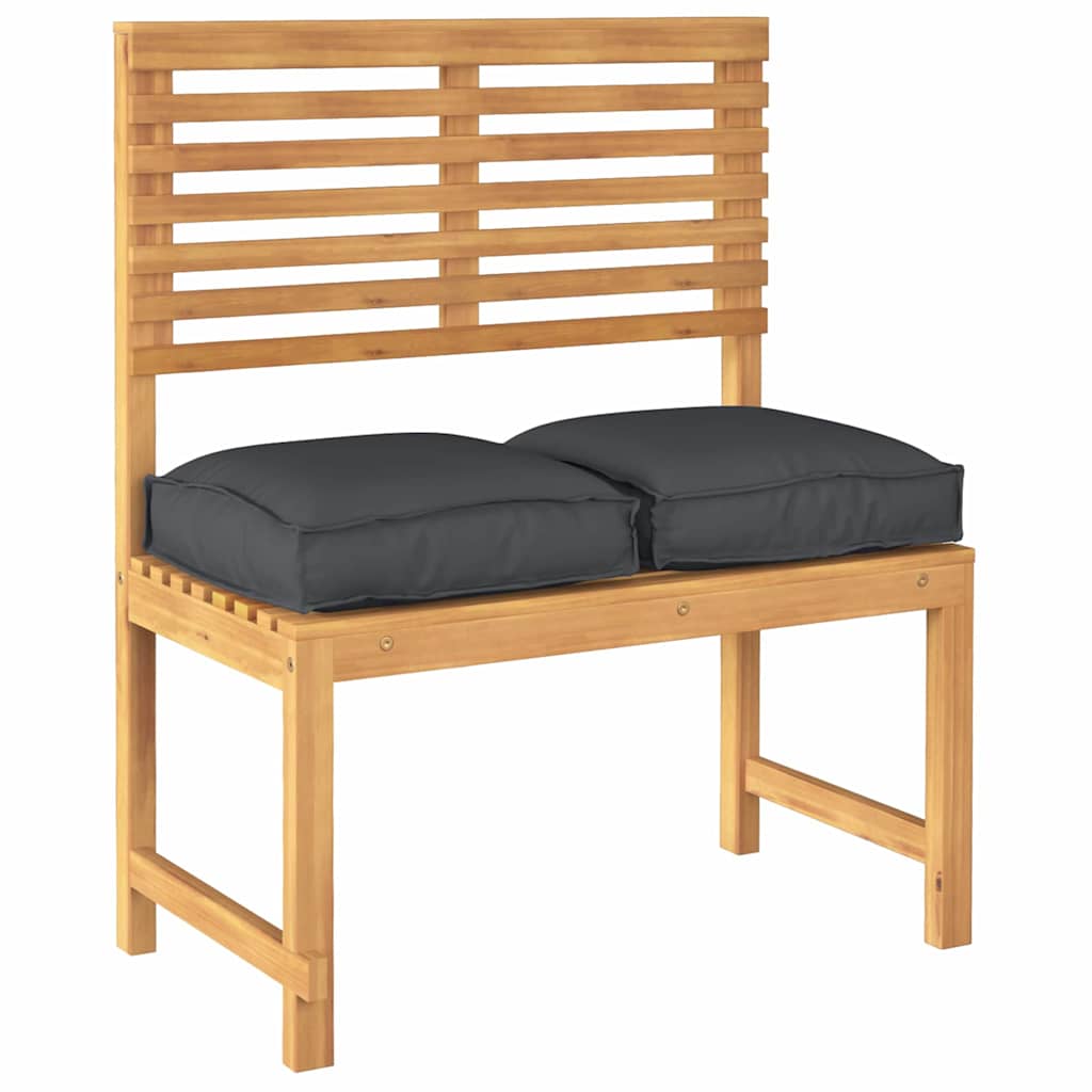 Kissen 2 pcs Anthrazit 40 x 40 x 8 cm Oxford-Stoff