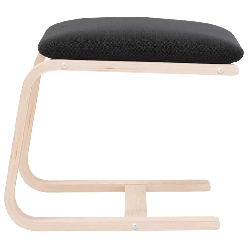 Fußhocker Creme 51x41x40 cm Stoff