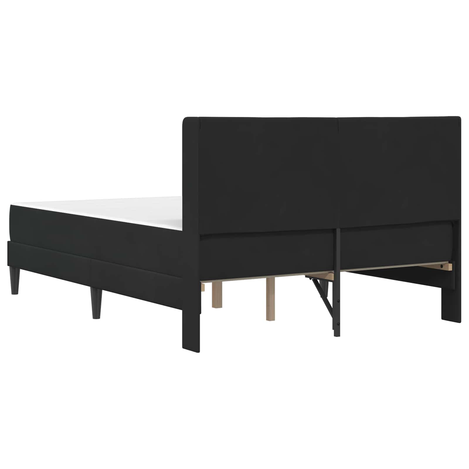 Bettgestell mit Matratze mit Kopfteil Hellgrau 80 x 200 cm Samt