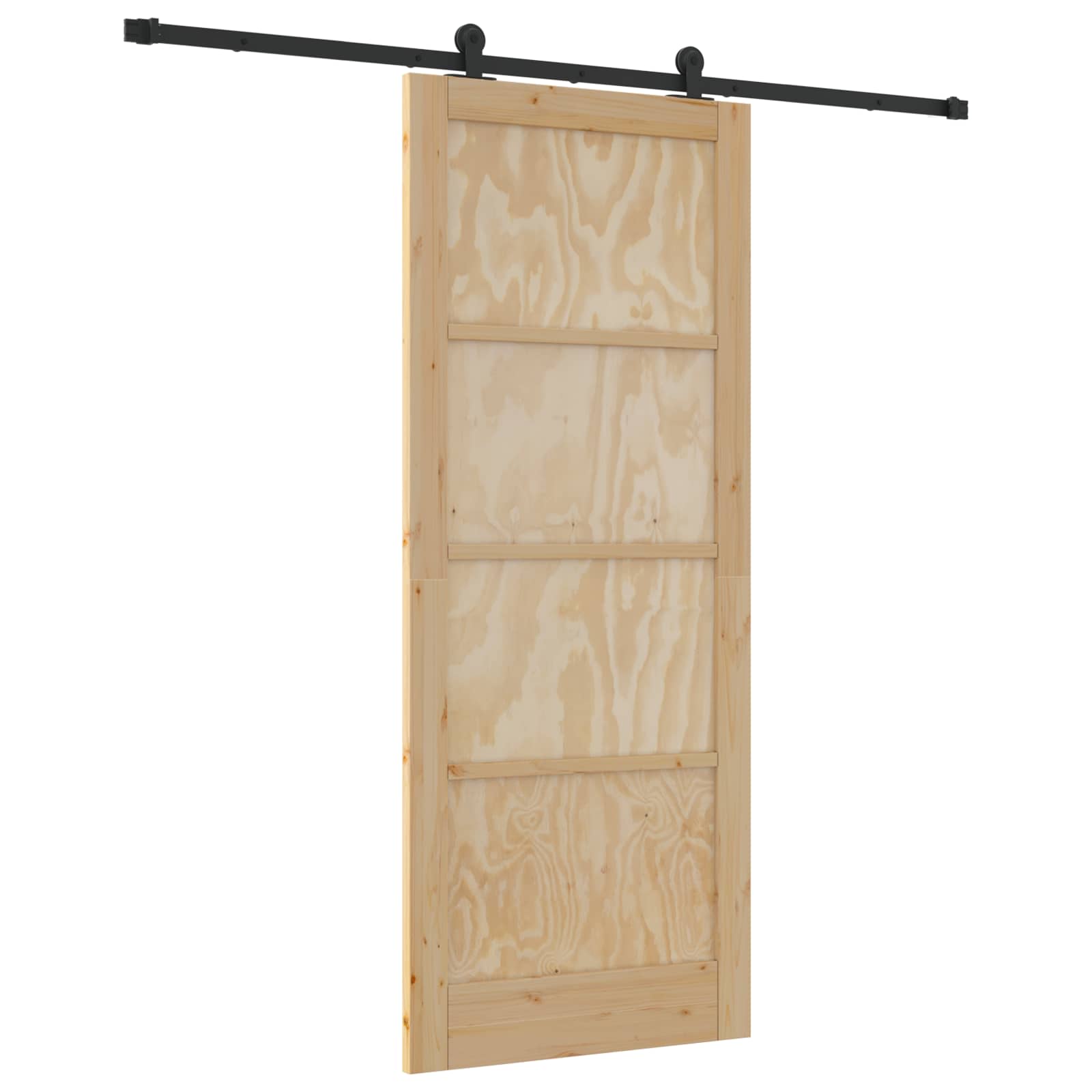 Schiebetür ORKDAL Natur 61 x 198,5 cm Massives Kiefernholz