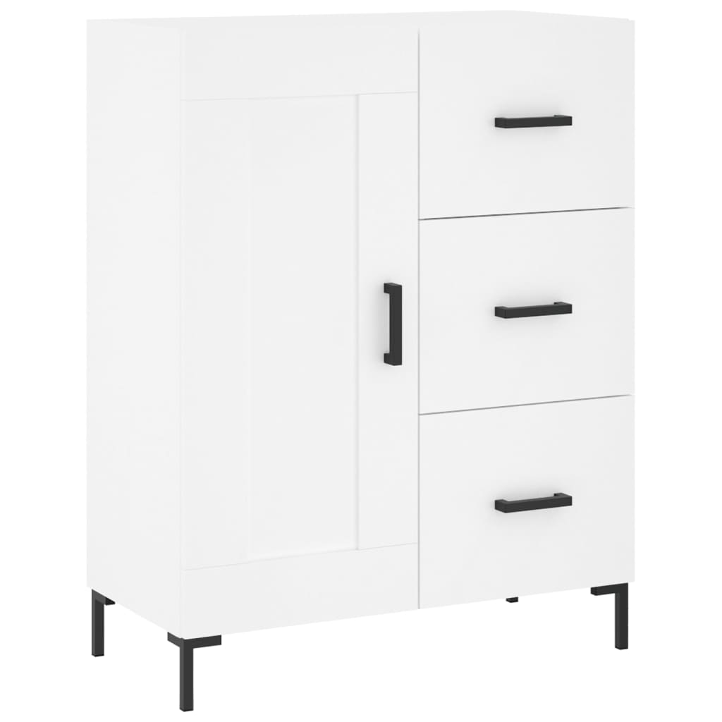 Highboard Betongrau 69,5x34x180 cm Holzwerkstoff