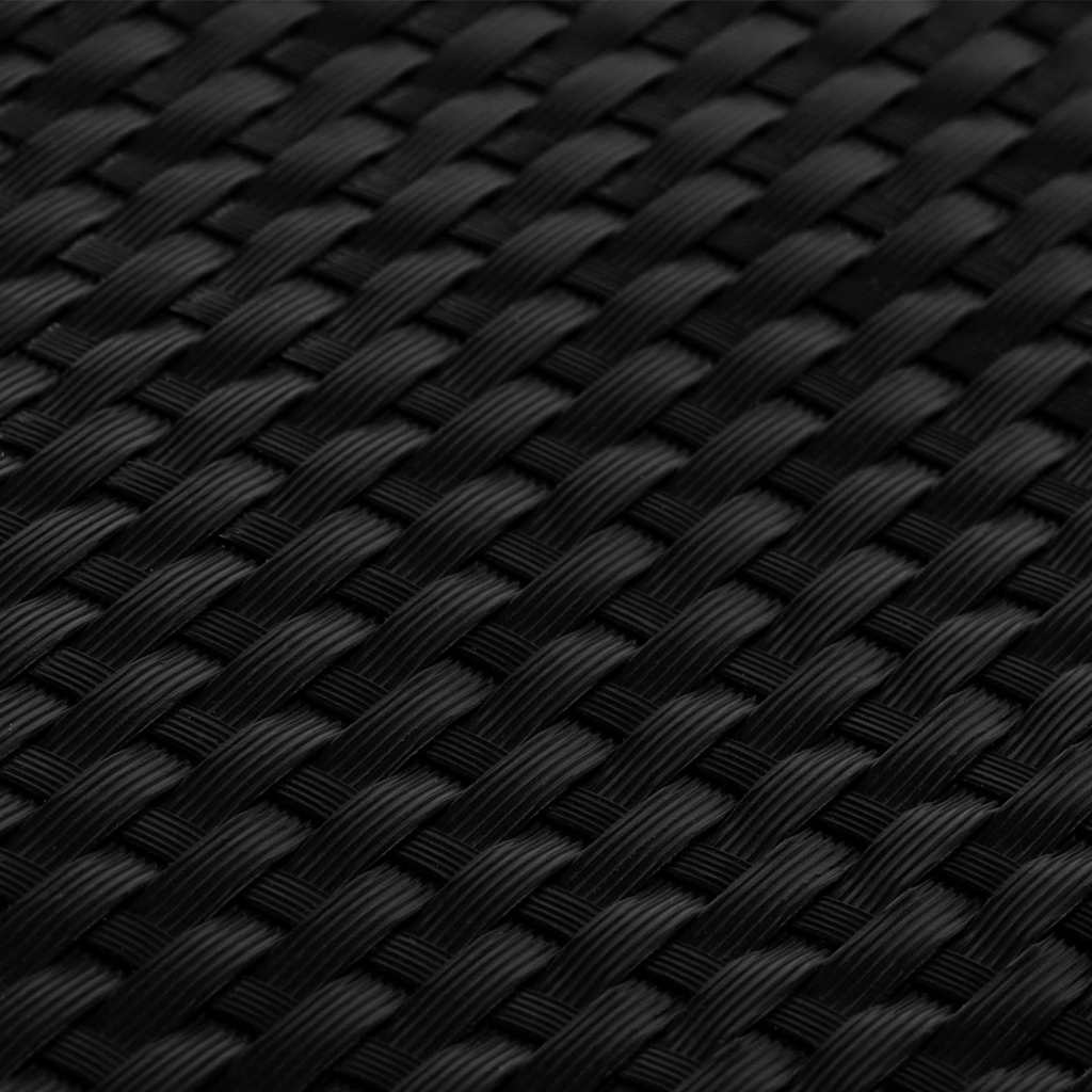 Balkon-Sichtschutz Anthrazit 300x90 cm Poly Rattan
