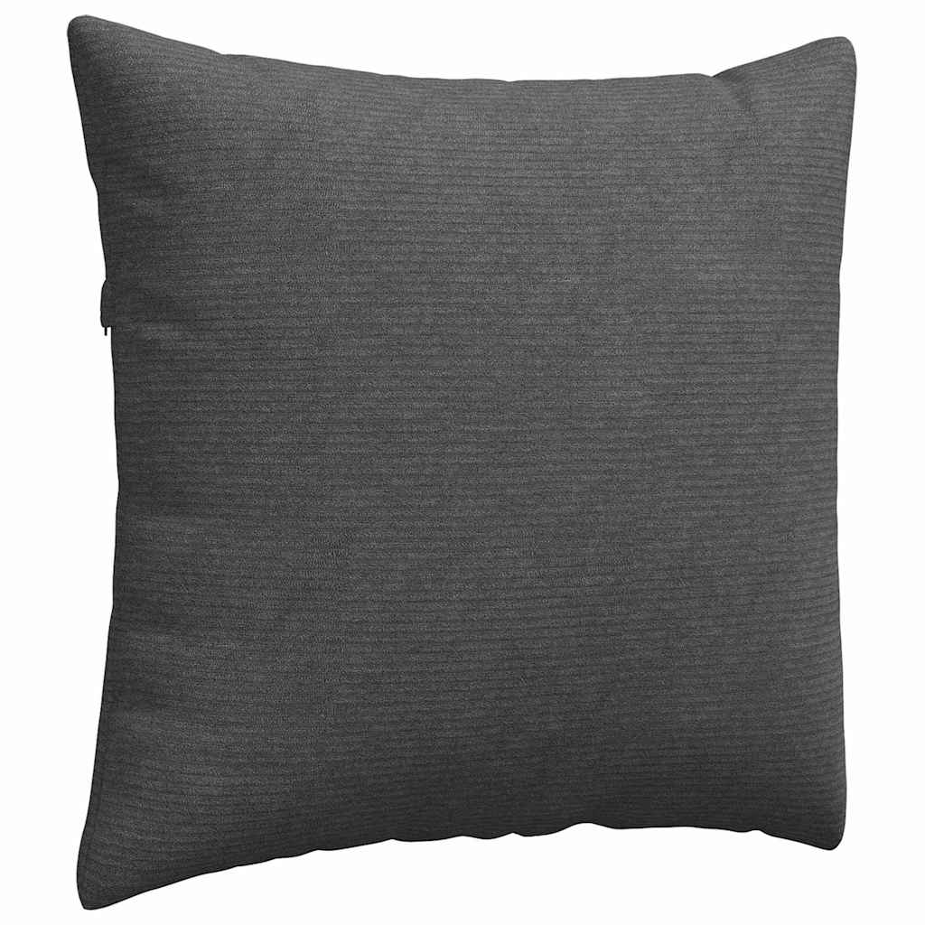 Sofakissen 2 Stück Hellgrau 50 x 30 cm Cordstoff