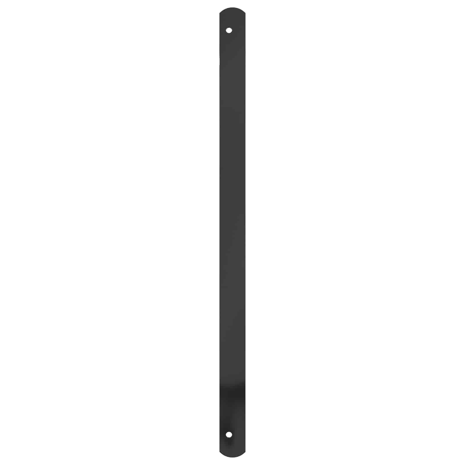 Fenstergitter 76 x 30 cm Pulverbeschichteter Stahl Schwarz