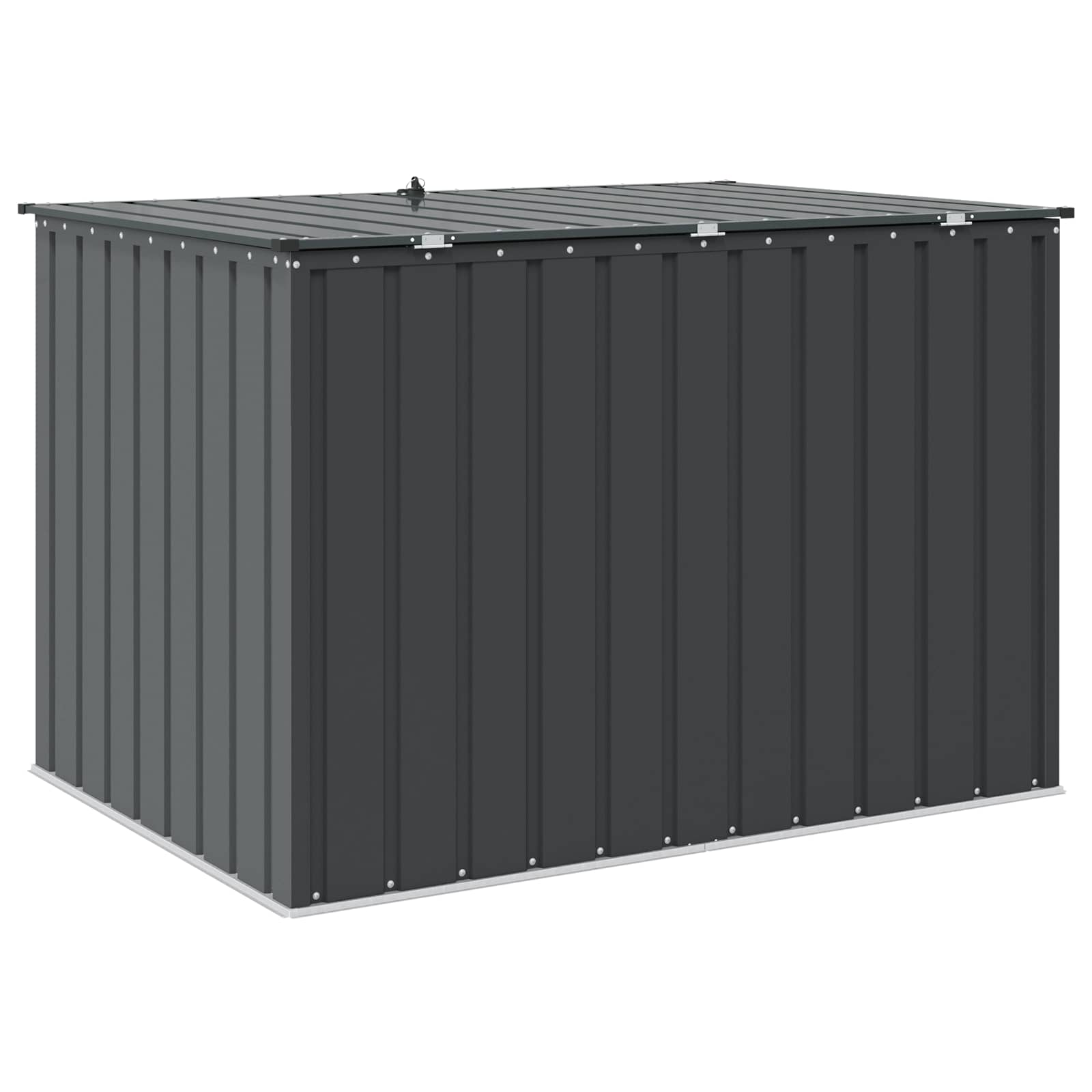Gartenlagerbox Schwarz 101,5 x 57 x 100,5 cm Stahl