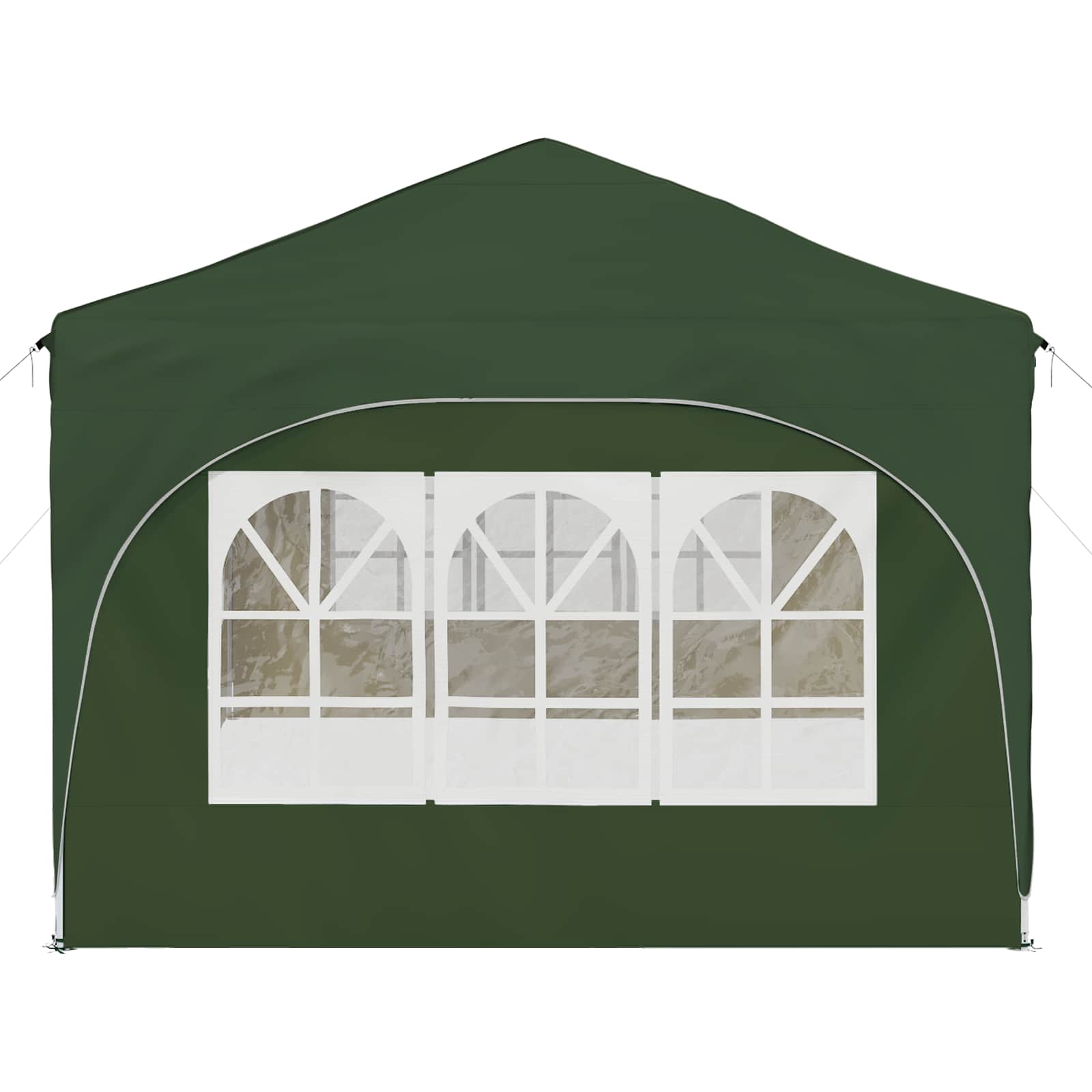 Pop-up Partyzelt 575 x 288 x 245 cm Creme Oxford-Stoff