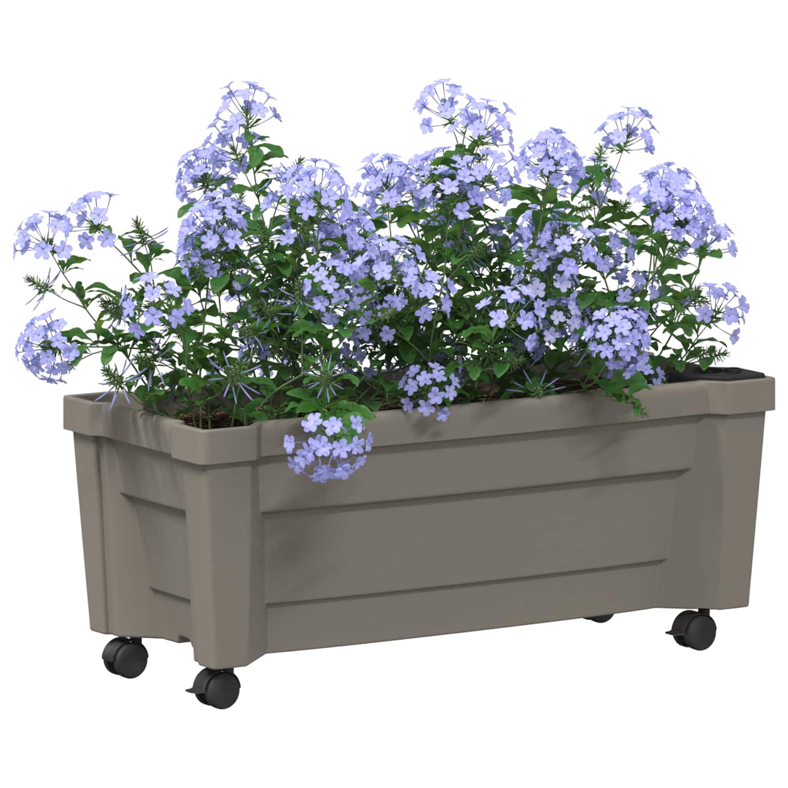 Calypso Blumentopf mit Rädern Weiß 79 x 35 x 33 cm PP