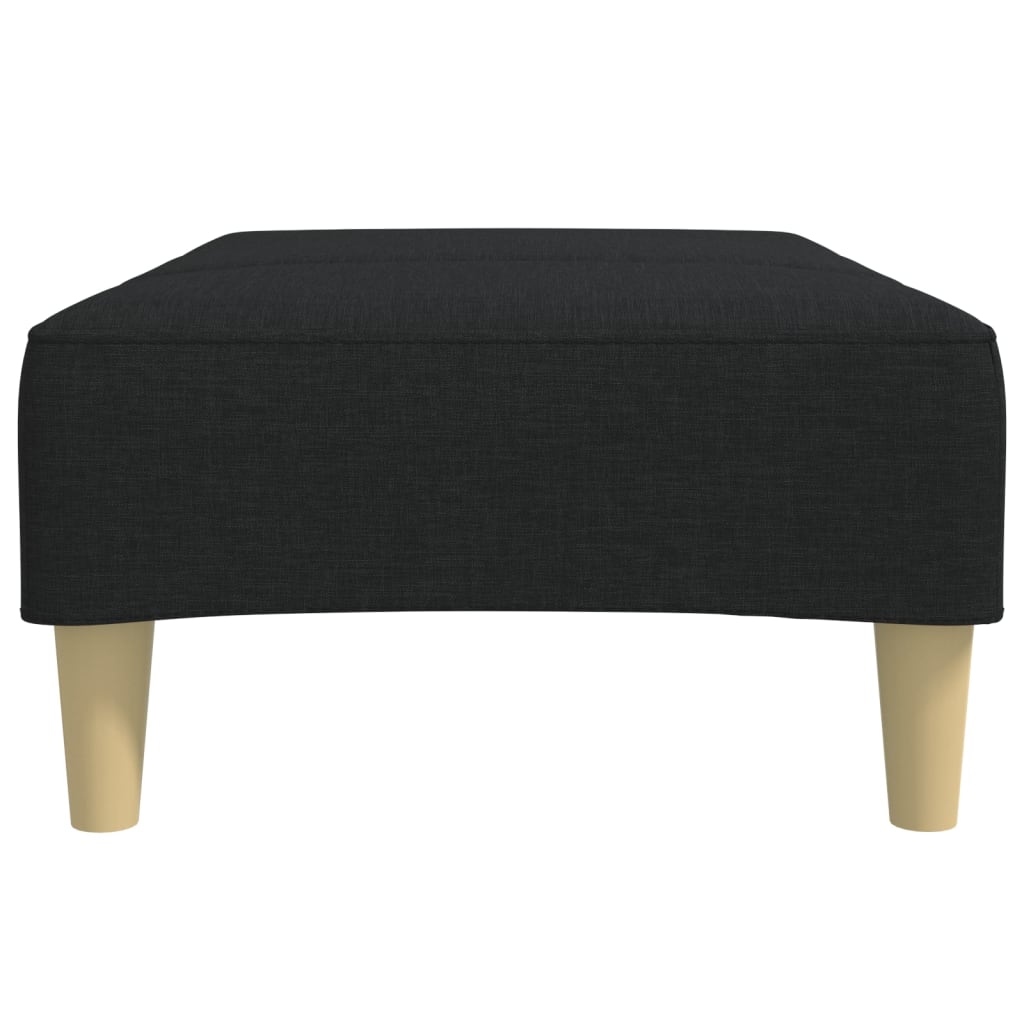 Fußhocker Hellgrau 77x55x31 cm Stoff