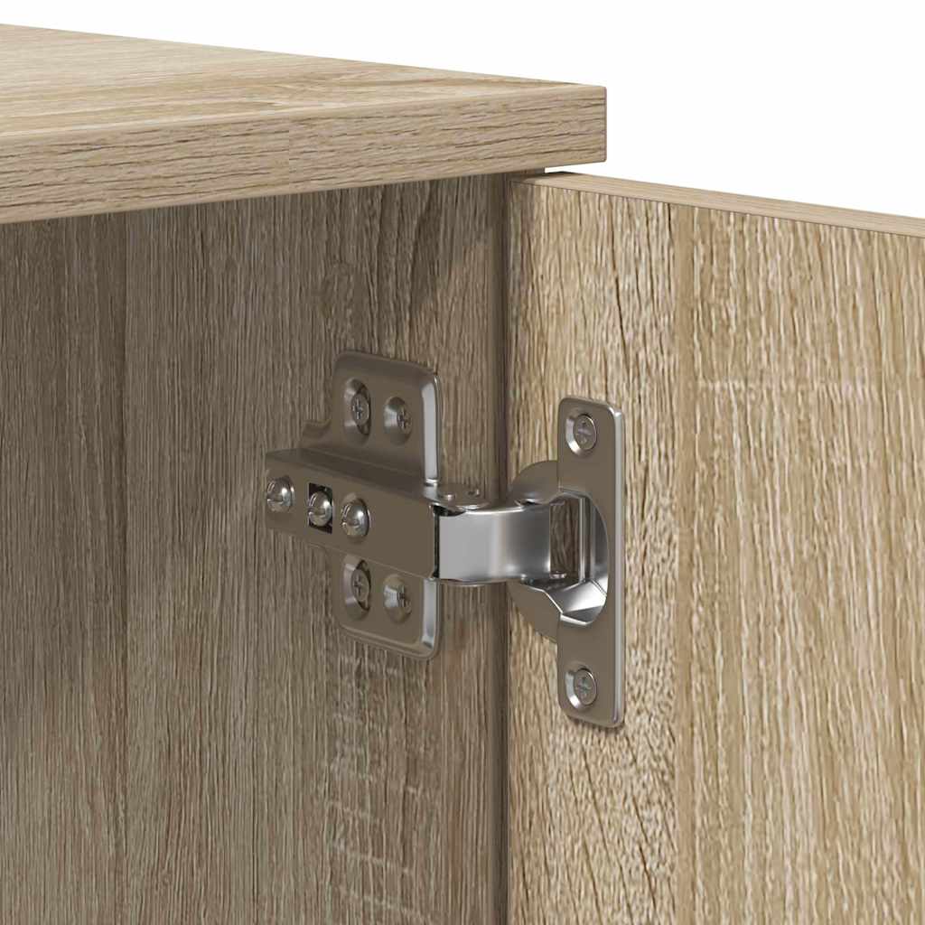 Aufbewahrungsbettgestell mit Speicher Weiß 80 cm Holzwerkstoff