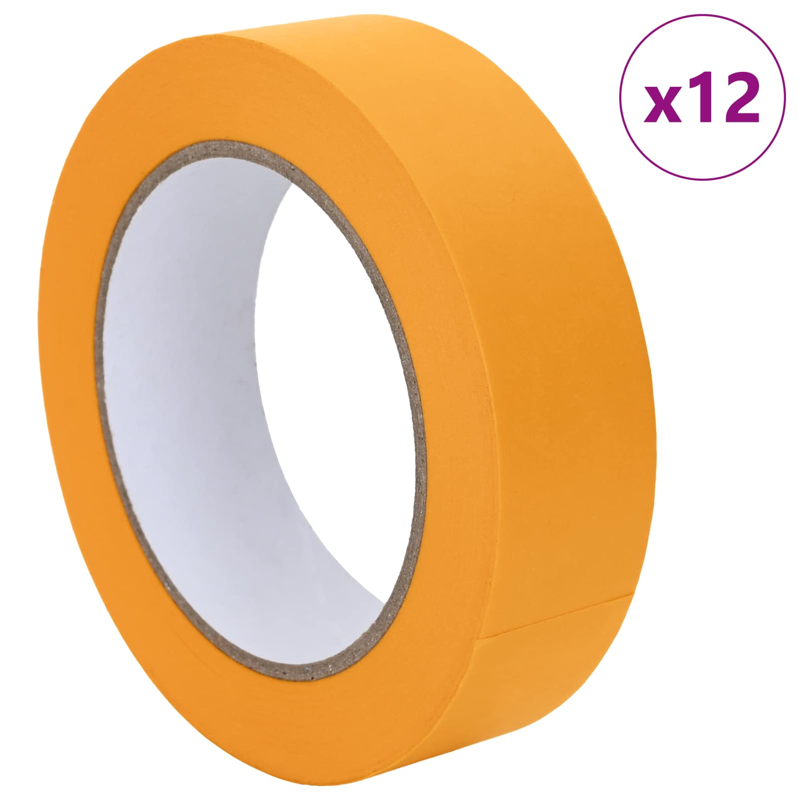 Malerklebebänder 6 pcs Gelb 19mm x 50m Papier
