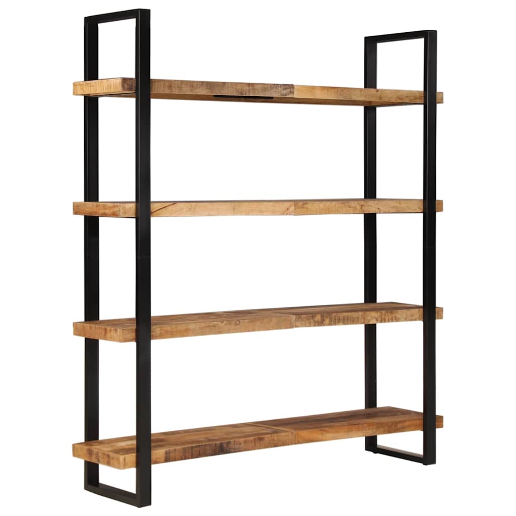 Bücherregal mit 4 Böden 80x40x180 cm Altholz Massiv