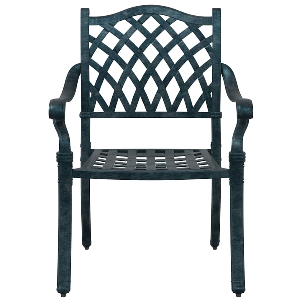 Gartenstuhl 2 pcs Bronze 56 x 55 x 92,5cm Aluminium