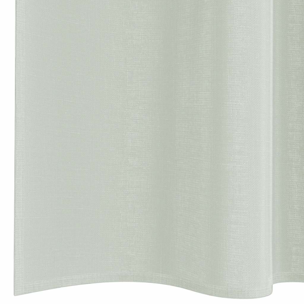 Voile Vorhänge mit Ösen 2 Stk. Apfelgrün 140x140 cm