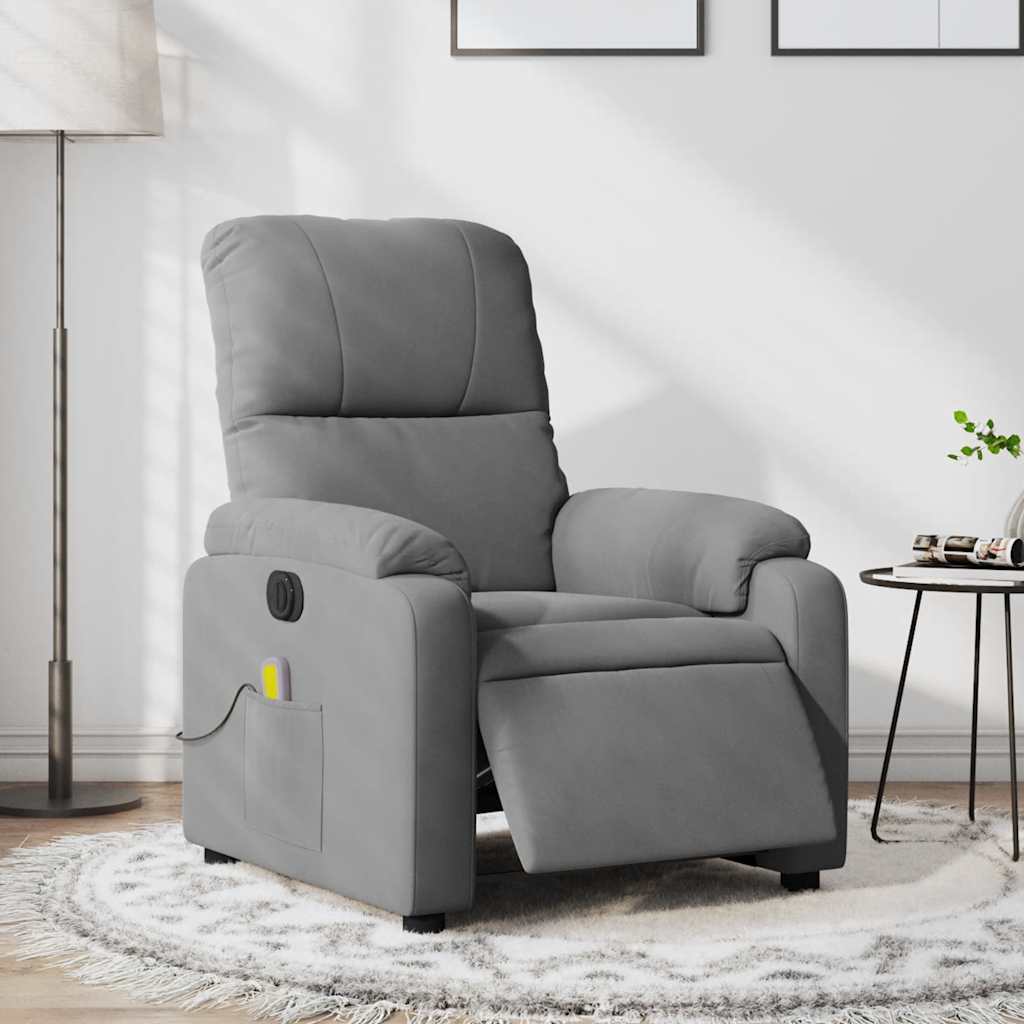 Relaxsessel Elektrisch Braun Mikrofasergewebe