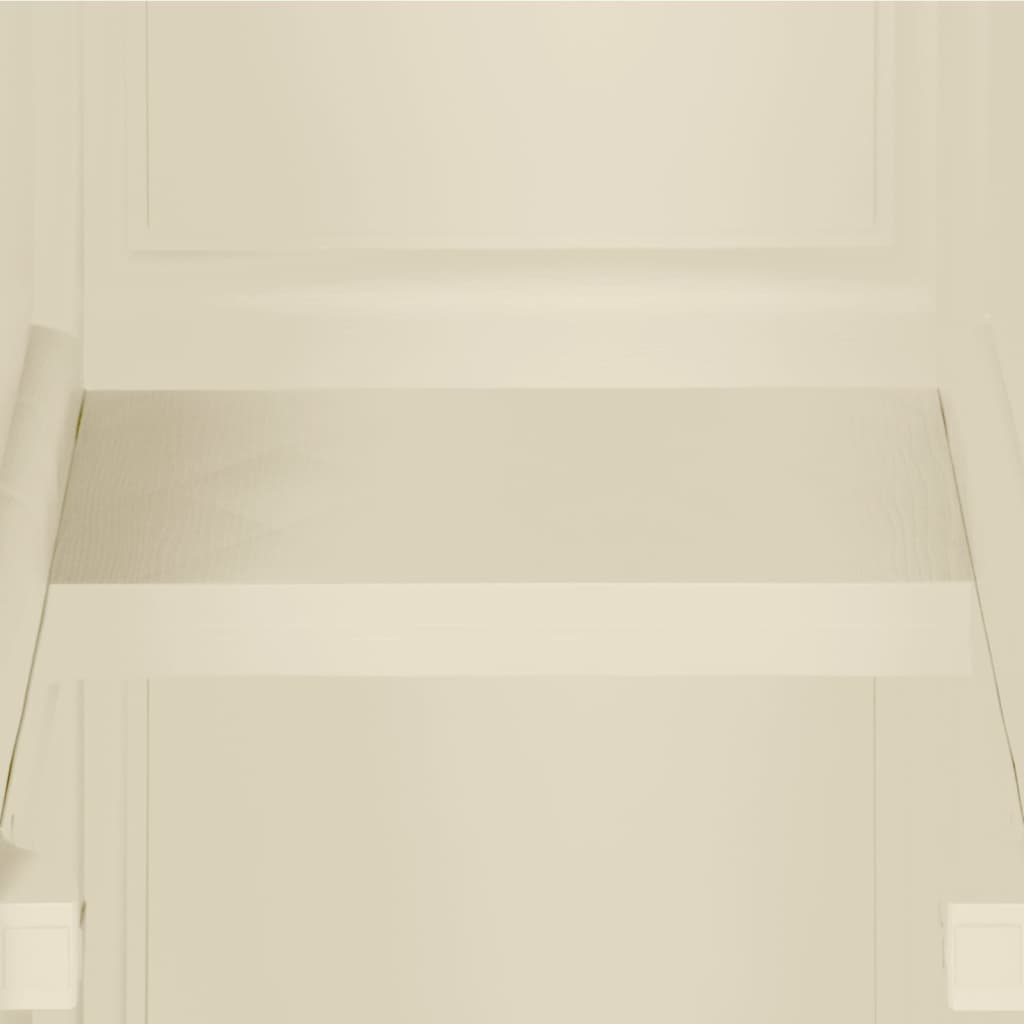 Kunststoffschrank 79x43x125 cm Holzdesign Vanilleeis