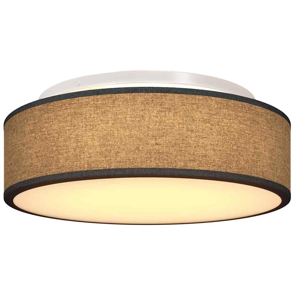 Deckenlampe mit Strahlern Schwarz 30 x 30 x 13,5 cm Stoff