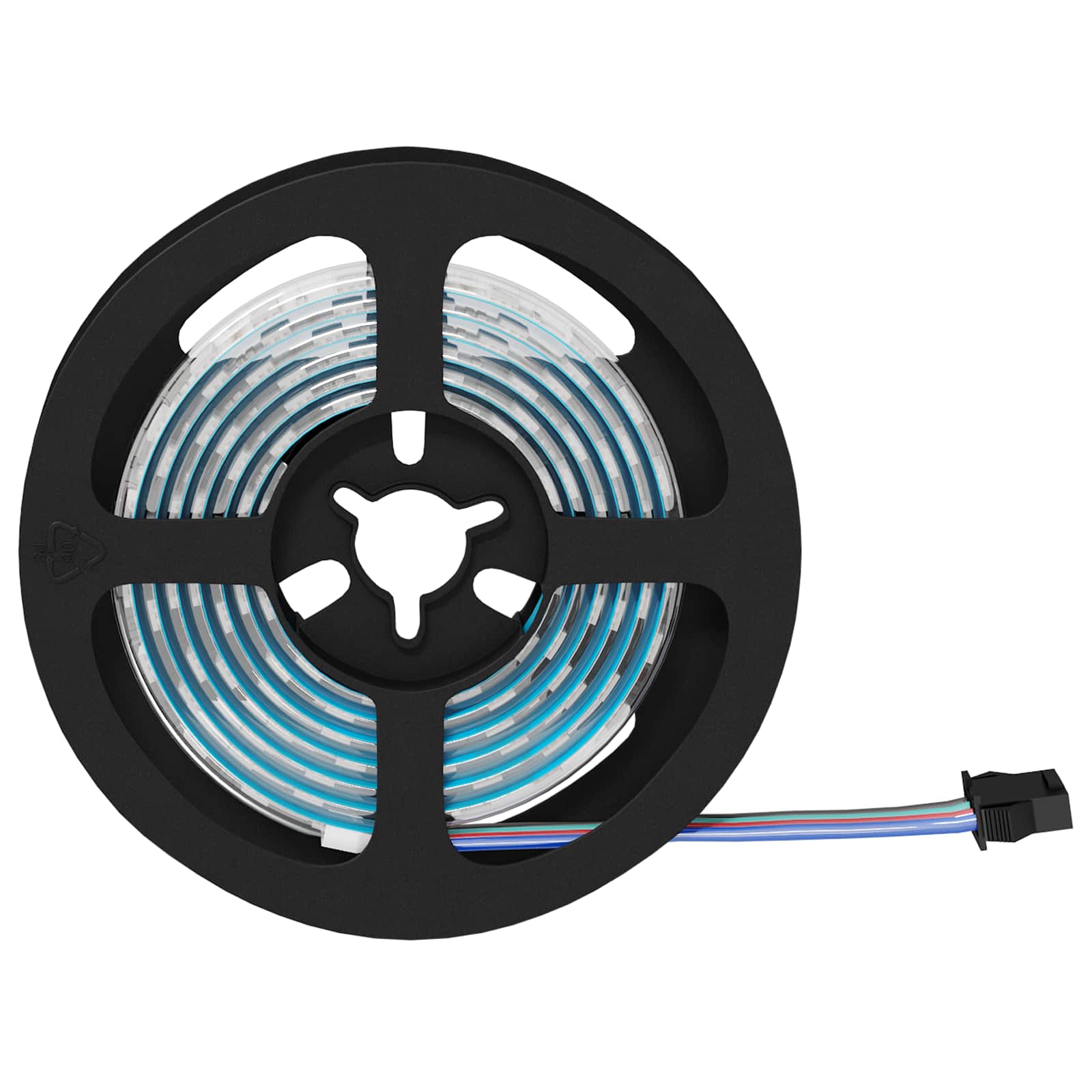 LED Streifen 2 pcs Schwarz und Transparent 3000 mm