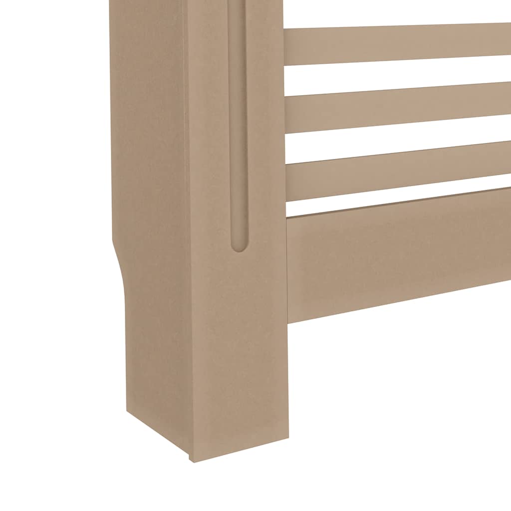 Heizkörperabdeckung Weiß 112×19×81,5 cm MDF