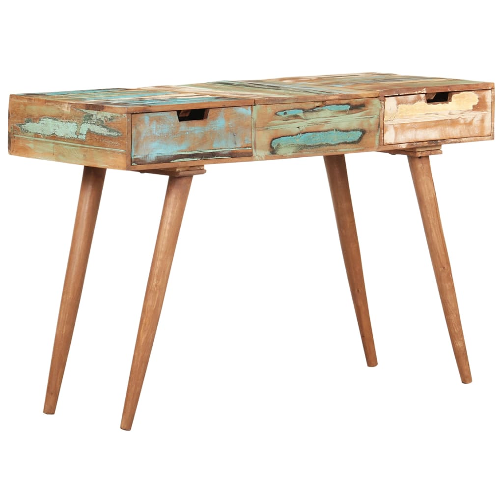 Schminktisch mit Spiegel 112x45x76 cm Akazie Massivholz