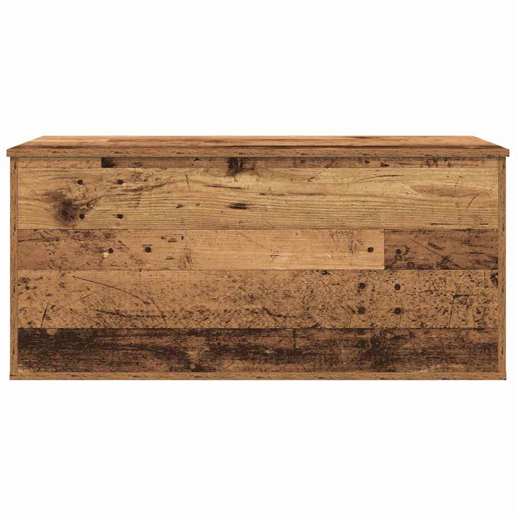 Aufbewahrungstruhe Weiß 84x42x46 cm Holzwerkstoff