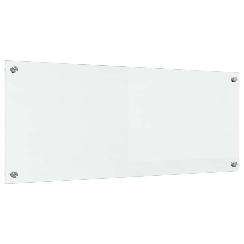 Küchenrückwand 2 pcs Weiß 70 x 40 cm Gehärtetes Glas
