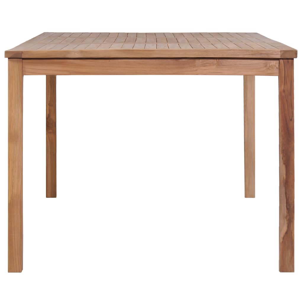 Garten-Esstisch 140x80x77 cm Massivholz Teak