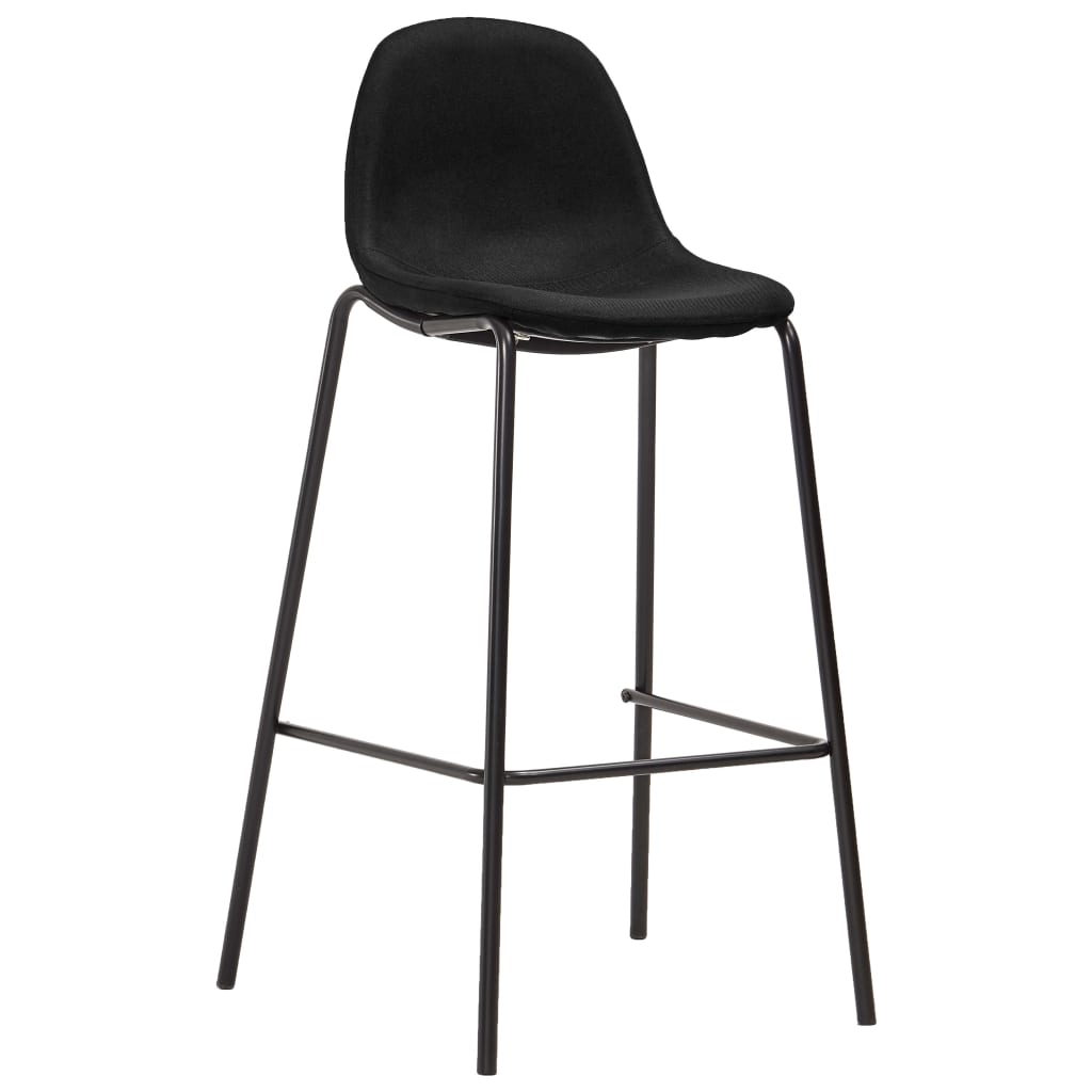 5-tlg. Bar-Set Stoff Dunkelgrau