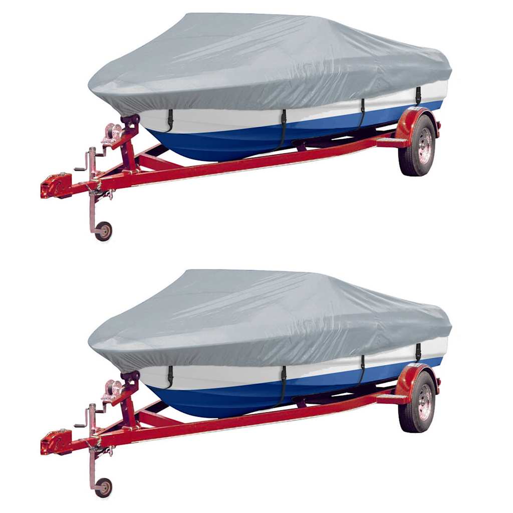 Bootspersenninge 2 Stk. Grau Länge 427-488 cm Breite 173 cm