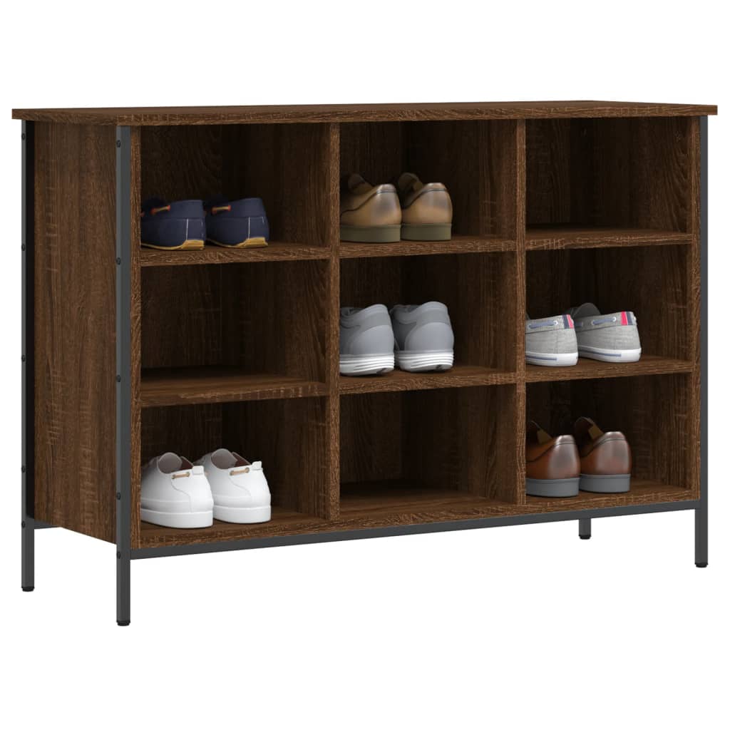 Schuhregal Schwarz 38x35x50 cm Holzwerkstoff