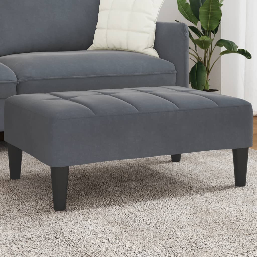 Fußhocker Blau 77x55x31 cm Samt