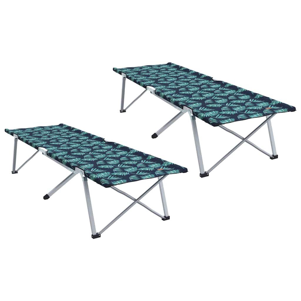 Klapp Schlafbett fürs Camping Blau 194 x 62,5 x 42,5 cm